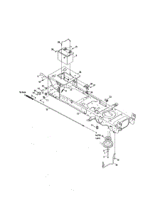 Frame / Electrical / Pto parts for Cub Cadet Front-Engine Lawn Tractor 13RX91AT056 from AppliancePartsPros.com