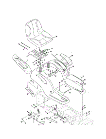 Seat / Fender / Lift parts for Cub Cadet Front-Engine Lawn Tractor 13RX91AT056 from AppliancePartsPros.com