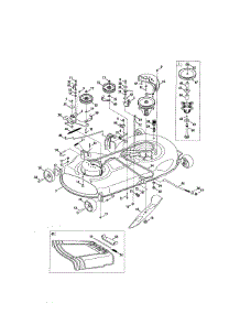 46" Deck parts for Cub Cadet Front-Engine Lawn Tractor 13RX91AT056 from AppliancePartsPros.com