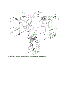 Engine / Muffler parts for Troy-Bilt Front-Engine Lawn Tractor 13UV609H063 from AppliancePartsPros.com