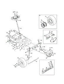 Front End Steering parts for Troy-Bilt Front-Engine Lawn Tractor 13WX78KS011 from AppliancePartsPros.com