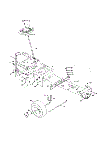 Front End Steering parts for Troy-Bilt Front-Engine Lawn Tractor 13WX79KT011 from AppliancePartsPros.com