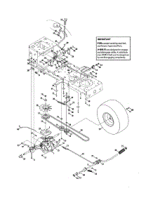 Transmission parts for Troy-Bilt Front-Engine Lawn Tractor 13WX79KT011 from AppliancePartsPros.com