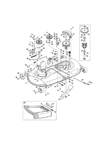 46" Deck parts for Cub Cadet Front-Engine Lawn Tractor 13WX91AT056 from AppliancePartsPros.com