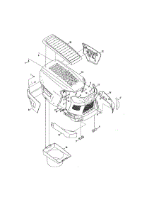 Hood / Bumper parts for Mtd Riding Mower & Tractor 1417A3ZW099 from AppliancePartsPros.com
