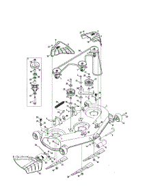 Deck / Spindle parts for Mtd Riding Mower & Tractor 1417A3ZW099 from AppliancePartsPros.com