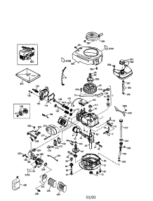 Engine parts for Craftsman Lawn & Garden Engine 143003504 from AppliancePartsPros.com