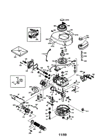 Craftsman 4-Cycle Engine parts for Craftsman Lawn & Garden Engine 143004002 from AppliancePartsPros.com