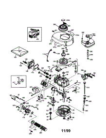 Craftsman 4-Cycle Engine parts for Craftsman Lawn & Garden Engine 143004502 from AppliancePartsPros.com