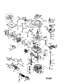 Engine parts for Craftsman Lawn & Garden Engine 143005502 from AppliancePartsPros.com