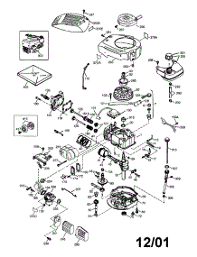 Engine parts for Craftsman Lawn & Garden Engine 143005510 from AppliancePartsPros.com
