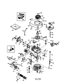 Engine parts for Craftsman Lawn & Garden Engine 143006002 from AppliancePartsPros.com