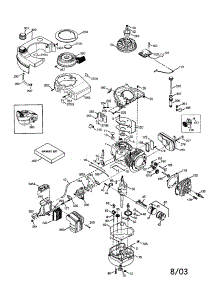 Engine parts for Craftsman Lawn & Garden Engine 143006500 from AppliancePartsPros.com