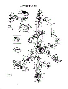Engine parts for Craftsman Lawn & Garden Engine 143006710 from AppliancePartsPros.com