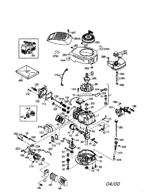 Craftsman 4-Cycle Engine parts for Craftsman Lawn & Garden Engine 143006714 from AppliancePartsPros.com