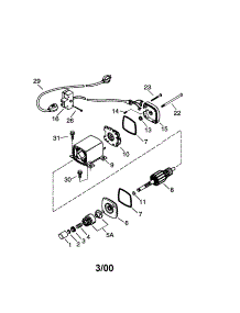 110V Electric Starter parts for Craftsman Lawn & Garden Engine 143011103 from AppliancePartsPros.com