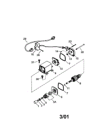 Starter parts for Craftsman Lawn & Garden Engine 143011201 from AppliancePartsPros.com