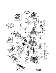 Engine parts for Craftsman Lawn & Garden Engine 143013802 from AppliancePartsPros.com