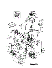 Engine parts for Craftsman Lawn & Garden Engine 143014500 from AppliancePartsPros.com