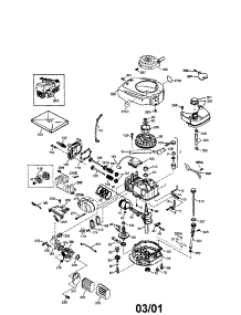 Engine parts for Craftsman Lawn & Garden Engine 143015504 from AppliancePartsPros.com