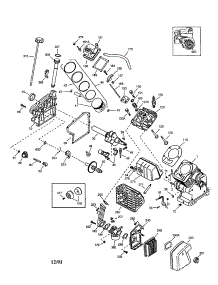 Cylinder / Cylinder Cover parts for Craftsman Lawn & Garden Engine 143016005 from AppliancePartsPros.com