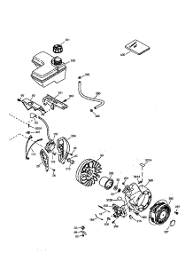 Tank / Flywheel parts for Craftsman Lawn & Garden Engine 143016501 from AppliancePartsPros.com