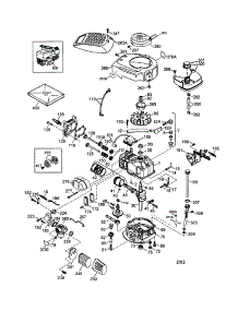 Engine parts for Craftsman Lawn & Garden Engine 143016712 from AppliancePartsPros.com