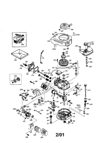 Engine parts for Craftsman Lawn & Garden Engine 143016720 from AppliancePartsPros.com