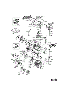 Engine parts for Craftsman Lawn & Garden Engine 143016724 from AppliancePartsPros.com