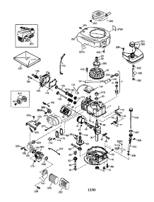 Engine parts for Craftsman Lawn & Garden Engine 143016726 from AppliancePartsPros.com