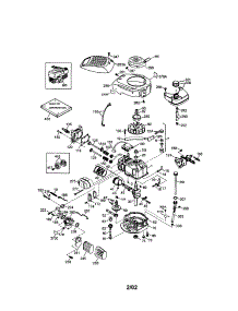 Cylinder / Blower-Housing parts for Craftsman Lawn & Garden Engine 143016728 from AppliancePartsPros.com