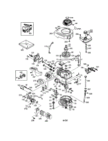 Engine / Cylinder / Flywheel parts for Craftsman Lawn & Garden Engine 143024208 from AppliancePartsPros.com