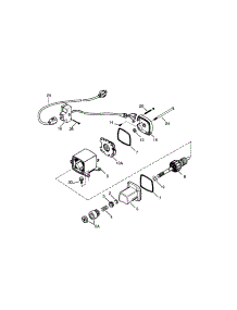 Electric Starter parts for Craftsman Lawn & Garden Engine 143025501 from AppliancePartsPros.com