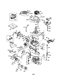 Cylinder / Breather / Camshaft parts for Craftsman Lawn & Garden Engine 143026710 from AppliancePartsPros.com