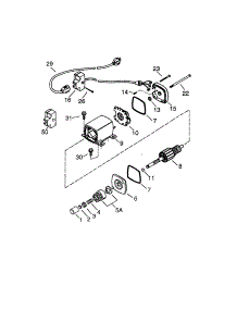 Electric Starter parts for Craftsman Lawn & Garden Engine 143031101 from AppliancePartsPros.com