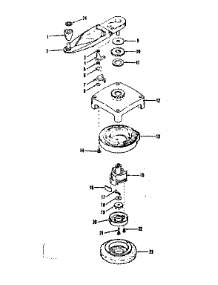 Self Starter No. 29295 parts for Craftsman Lawn & Garden Engine 14309300 from AppliancePartsPros.com