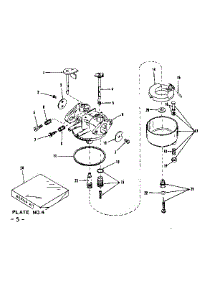 Carburetor No. 29168 (Lmg-132) parts for Craftsman Lawn & Garden Engine 14309301 from AppliancePartsPros.com