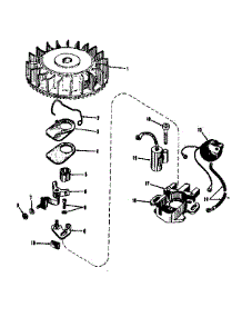 Magneto (Phelon F-3220-G) parts for Craftsman Lawn & Garden Engine 143101010 from AppliancePartsPros.com