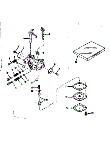 Carburetor No.30089(Power Products 0234-12) parts for Craftsman Lawn & Garden Engine 143101011 from AppliancePartsPros.com