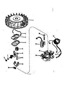 Magneto (Phelon F-3220-G) parts for Craftsman Lawn & Garden Engine 143101022 from AppliancePartsPros.com