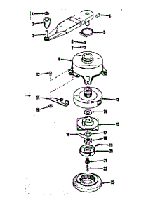 Ratchet Self Starter parts for Craftsman Lawn & Garden Engine 143101031 from AppliancePartsPros.com
