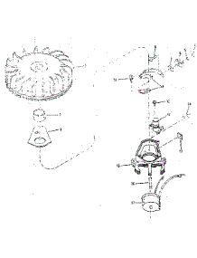 Magneto parts for Craftsman Lawn & Garden Engine 143102010 from AppliancePartsPros.com