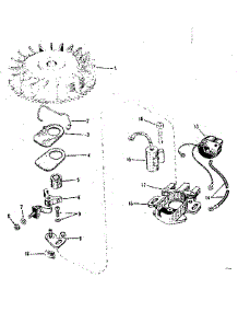 Magneto parts for Craftsman Lawn & Garden Engine 143102010 from AppliancePartsPros.com