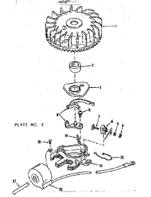 Magneto parts for Craftsman Lawn & Garden Engine 143102012 from AppliancePartsPros.com