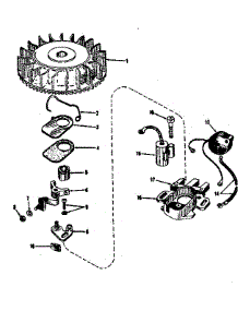 Magneto (Phelon F-3220-H2) parts for Craftsman Lawn & Garden Engine 143102031 from AppliancePartsPros.com