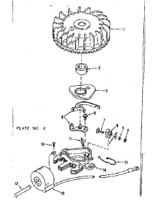 Magneto. (Tecumseh No. 5000) parts for Craftsman Lawn & Garden Engine 143102040 from AppliancePartsPros.com