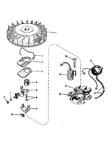 Magneto parts for Craftsman Lawn & Garden Engine 143102051 from AppliancePartsPros.com