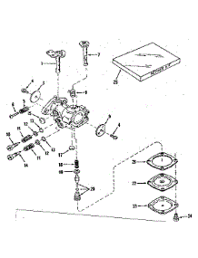 Carburetor No. 30119 (Power Products #0234-14) parts for Craftsman Lawn & Garden Engine 143102051 from AppliancePartsPros.com