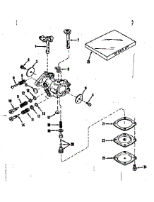 Carburetor parts for Craftsman Lawn & Garden Engine 143102062 from AppliancePartsPros.com