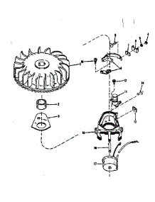 Magneto (Wico Fw-2617) parts for Craftsman Lawn & Garden Engine 143102070 from AppliancePartsPros.com